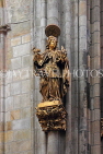 Czech Rep, PRAGUE, Prague Castle complex, St Vitus Cathedral, St Ludmila statue, CZ1299JPL 4000