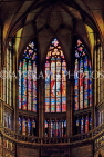 Czech Rep, PRAGUE, Prague Castle complex, St Vitus Cathedral, choir window, CZ1282JPL
