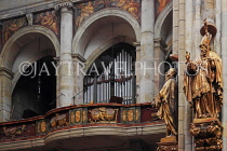Czech Rep, PRAGUE, Prague Castle complex, St Vitus Cathedral, organ pipes, CZ1278JPL