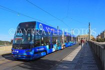 Czech Rep, PRAGUE, city tram, public transport, CZ1177JPL