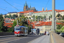 Czech Rep, PRAGUE, city tram, public transport, CZ1178JPL