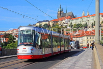 Czech Rep, PRAGUE, city tram, public transport, CZ1179JPL