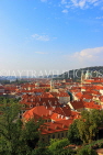 Czech Rep, PRAGUE, city view, buildings, roof tops, CZ1034JPL