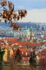 Czech Rep, PRAGUE, city view, buildings, roof tops, CZ921JPL
