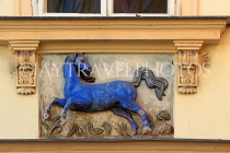 Czech Rep, PRAGUE, old town, house sign, CZ1635JPL