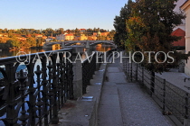 Czech Rep, PRAGUE, old town, riverside walkway, CZ1199JPL