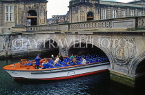 DENMARK, Copenhagen, Christianshavn, canal tour boat, DEN129JPL