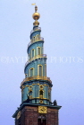 DENMARK, Copenhagen, Vor Frelsers Kirke (Our Saviour's Church spire), DEN125JPL
