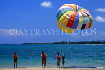 DOMINICAN REPUBLIC, North Coast, beach and parasailing, DR286JPL