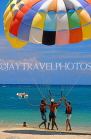 DOMINICAN REPUBLIC, North Coast, beach and parasailing, DR333JPL