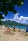 DOMINICAN REPUBLIC, North Coast, beach at Playa Dorada, Beach volleyball, DR125JPL