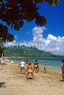 DOMINICAN REPUBLIC, North Coast, beach at Playa Dorada, Beach volleyball, DR456JPL