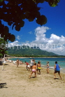 DOMINICAN REPUBLIC, North Coast, beach at Playa Dorada, Beach volleyball, DR462JPL