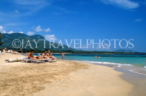 DOMINICAN REPUBLIC, North Coast, beach at Playa Dorada, DR122JPL