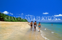 DOMINICAN REPUBLIC, North Coast, beach at Puerto Plata, Playa Dorada, and holidaymakers, DR427JPL