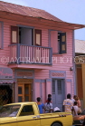 DOMINICAN REPUBLIC, Puerto Plata, typical house with balcony, DR112JPL