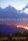 DOMINICAN REPUBLIC, Puerto Plata area, hillside scenery at dusk, DR459JPL