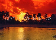 DOMINICAN REPUBLIC, Puerto Plata area, sunset, DR409JPL
