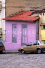 DOMINICAN REPUBLIC, Santo Domingo, house along steep street, DR218JPL