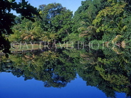 DOMINICAN REPUBLIC, countryside, river scene and reflection, DR265JPL