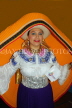 ECUADOR, woman dressed in traditional costume, ECU152JPL