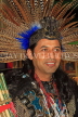EL SALVADOR, man in traditional Indian tribal dress, ELS45JPL