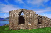 FAROE ISLANDS, Streymoy, Kirkubor, Magnus Cathedral ruins, FAR61JPL