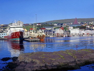 FAROE ISLANDS, Streymoy, Torshavn, waterfront, and boat repair yard, FAR66JPL