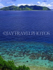 FIJI, Mamanuca Islands, Matamanoa Island (view from), seascape and islet, FIJ689JPL