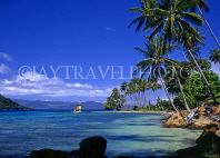 FIJI, Taveuni, Matagi (Matangi) Island, seascape and island view, FIJ1171JPL
