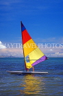 FIJI, Viti Levu, Nadi Bay area, windsurfer, FIJ871JPL