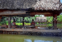 FIJI, Viti Levu, Pacific Harbour Arts Village, traditional houses, FIJ853JPL