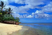 FIJI, Viti Levu Island, Coral Coast, beach and seaview, FIJ820JPL