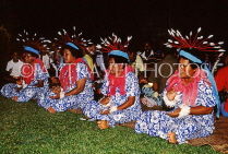FIJI, Viti Levu Island, Fijian Meke performers (traditional song & dance), FIJ845JPL