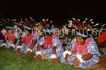 FIJI, Viti Levu Island, Fijian Meke performers (traditional song & dance), FIJ911JPL