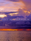 FIJI, Viti Levu Island, Nadi Bay, sunset over horizon, FIJ729JPL