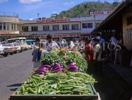 FIJI, Viti Levu Island, Sigatoka town, vegetable market stalls, FIJ639JPL