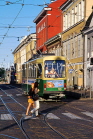FINLAND, Helsinki, street scene and tram car, FIN788JPL