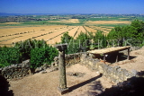 FRANCE, Languedoc-Roussillon, (near Beziers), ancient stone houses and countryside , FRA997JPL