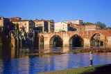 FRANCE, Languedoc-Roussillon, ALBI, town view with , River Tarn and Pont Vieux, FRA871JPL