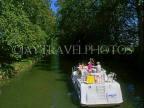 FRANCE, Languedoc-Roussillon, CANAL DU MIDE, pleasure boat cruising, FRA450JPL