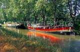 FRANCE, Languedoc-Roussillon, CANAL DU MIDI, houseboats, FRA975JPL