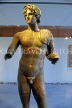 FRANCE, Languedoc-Roussillon, CAP DAGDE, Archaeology Museum, Ephebe bronze figure, FRA589JPL