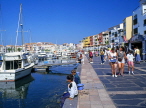 FRANCE, Languedoc-Roussillon, CAP DAGDE, marina and resort promenade, FRA32JPL