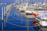 FRANCE, Languedoc-Roussillon, LA GRANDE MOTTE, marina and moored yachts, FRA564JPL