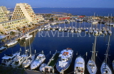 FRANCE, Languedoc-Roussillon, LA GRANDE MOTTE, resort centre and marina, FRA547JPL