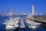 FRANCE, Languedoc-Roussillon, SETE, marina and lighthouse, FRA489JPL