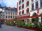 FRANCE, Nord-Pas-de-Calais, LILLE, Old Town, restaurant scene, by the Grand Place, FRA2062JPL