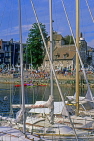 FRANCE, Normandy, HONFLEUR, Vieux Bassin, yachts, FRA1380JPL