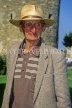 FRANCE, Normandy, HONFLEUR, elderly man posing, FRA1004JPL